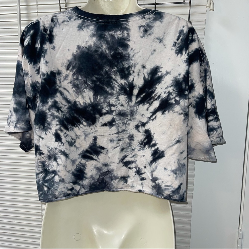 AC⚡️DC Tie Dye Crop Top - Picture 2 of 5
